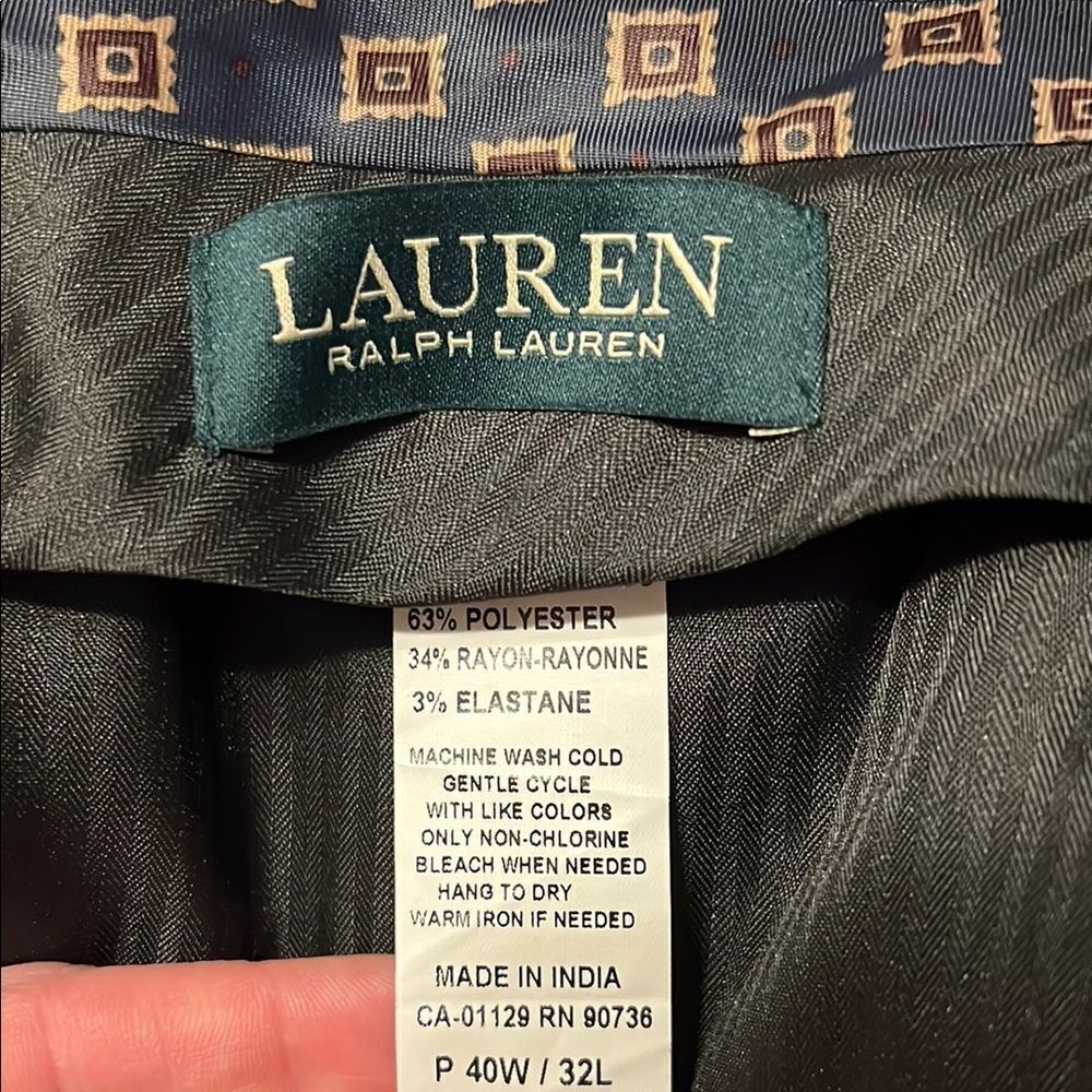Lauren Ralph Lauren Charcoal Men’s Dress Pant